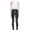 Alice and Olivia Maddox Side Zip Leather Legging | Pants