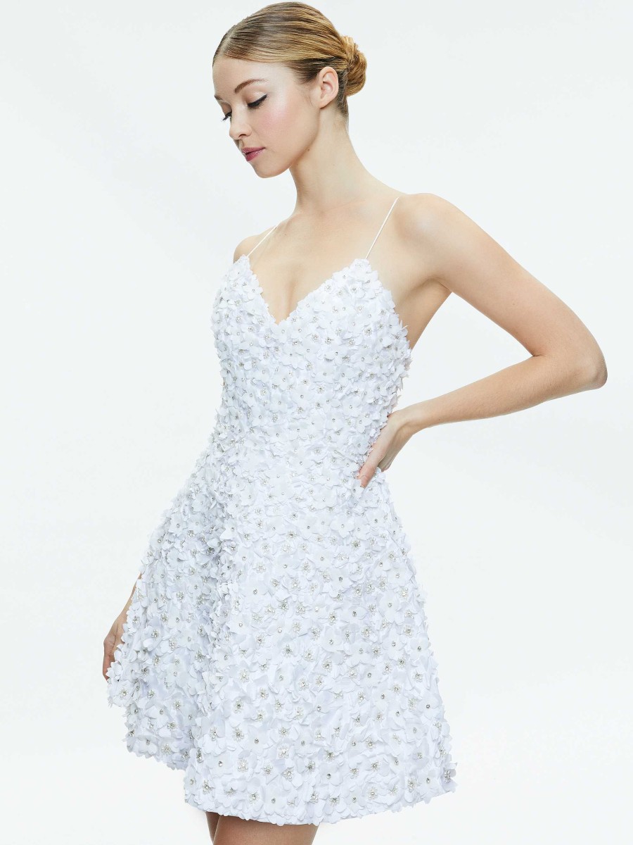 Alice and Olivia Domenica Embellished Mini Gown | Dresses