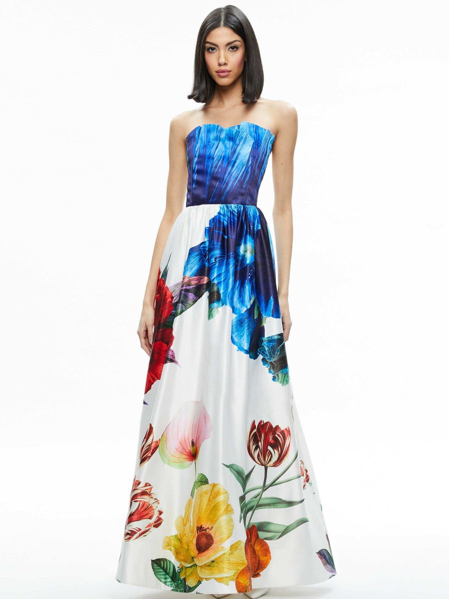 Alice and Olivia Stella Strapless Gown | Dresses