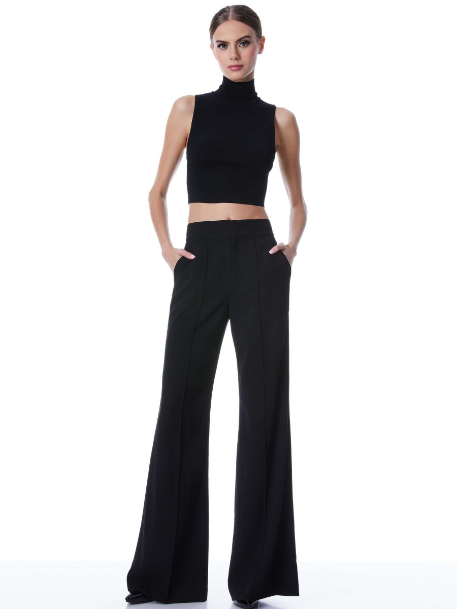 Alice and Olivia Dylan High Waisted Wide Leg Pant | Pants