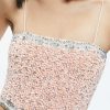 Alice and Olivia Ceresi Embellished Spaghetti Strap Top | Tops