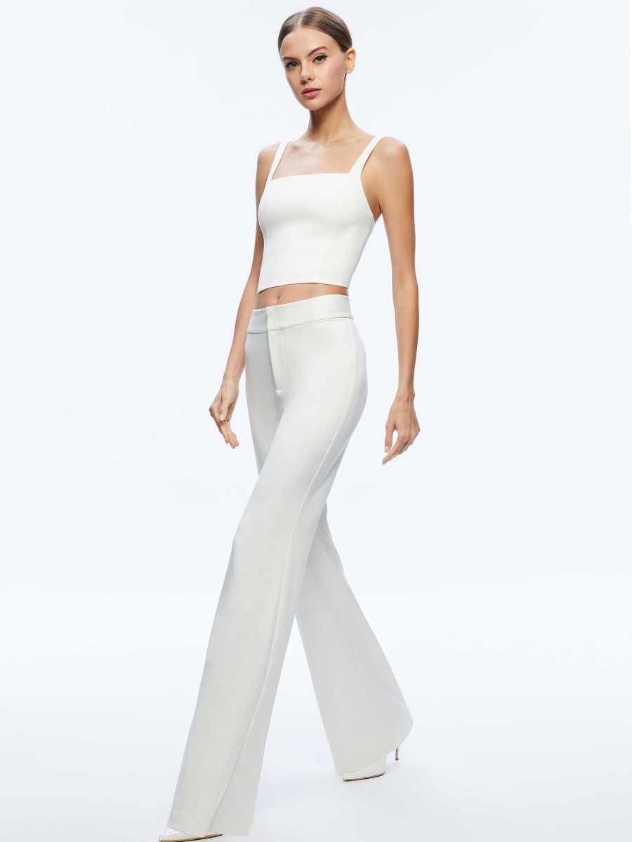 Alice and Olivia Deanna High Waisted Bootcut Pant | Pants